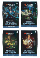MTG - MURDERS AT KARLOV MANOR - COMMANDER DECK - SET OF 4 (ENGLISH)
